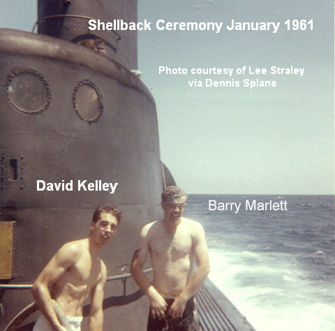 Tunny SSG 282 Shellback Ceremony Jan 1961