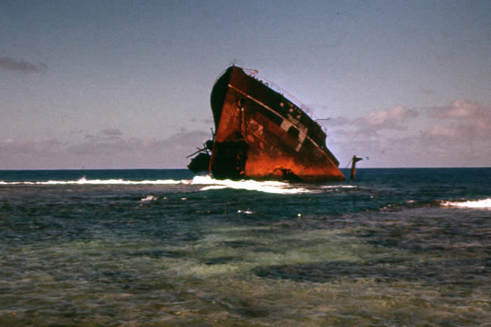 Last of the Suva Maru at Wake Island
